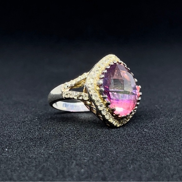 CRYSTAL GEMSTONE RING - Picture 2 of 4